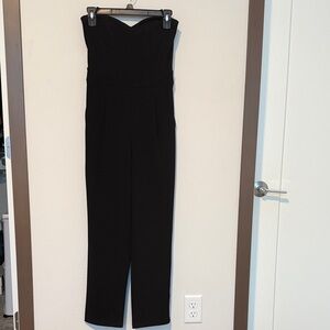 Express Women’s Black Strapless Jumpsuit Size 2